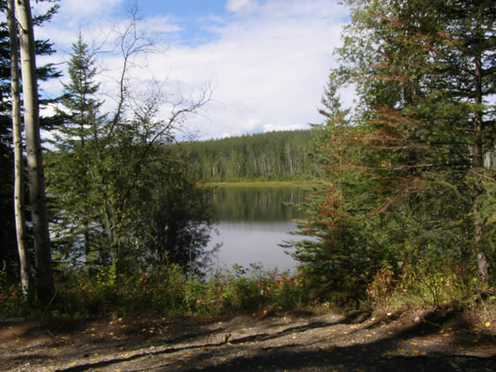 A view of the lake in Sundance Lake Park