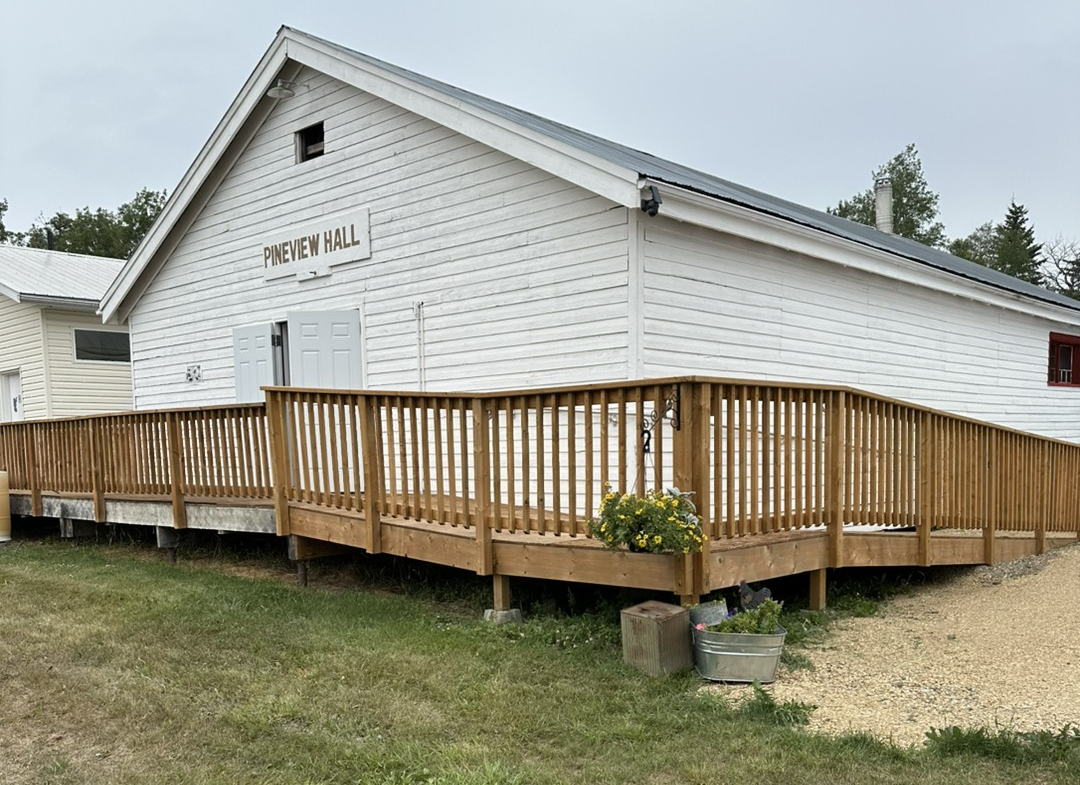 Pineview Hall at the North Peace Regional Park